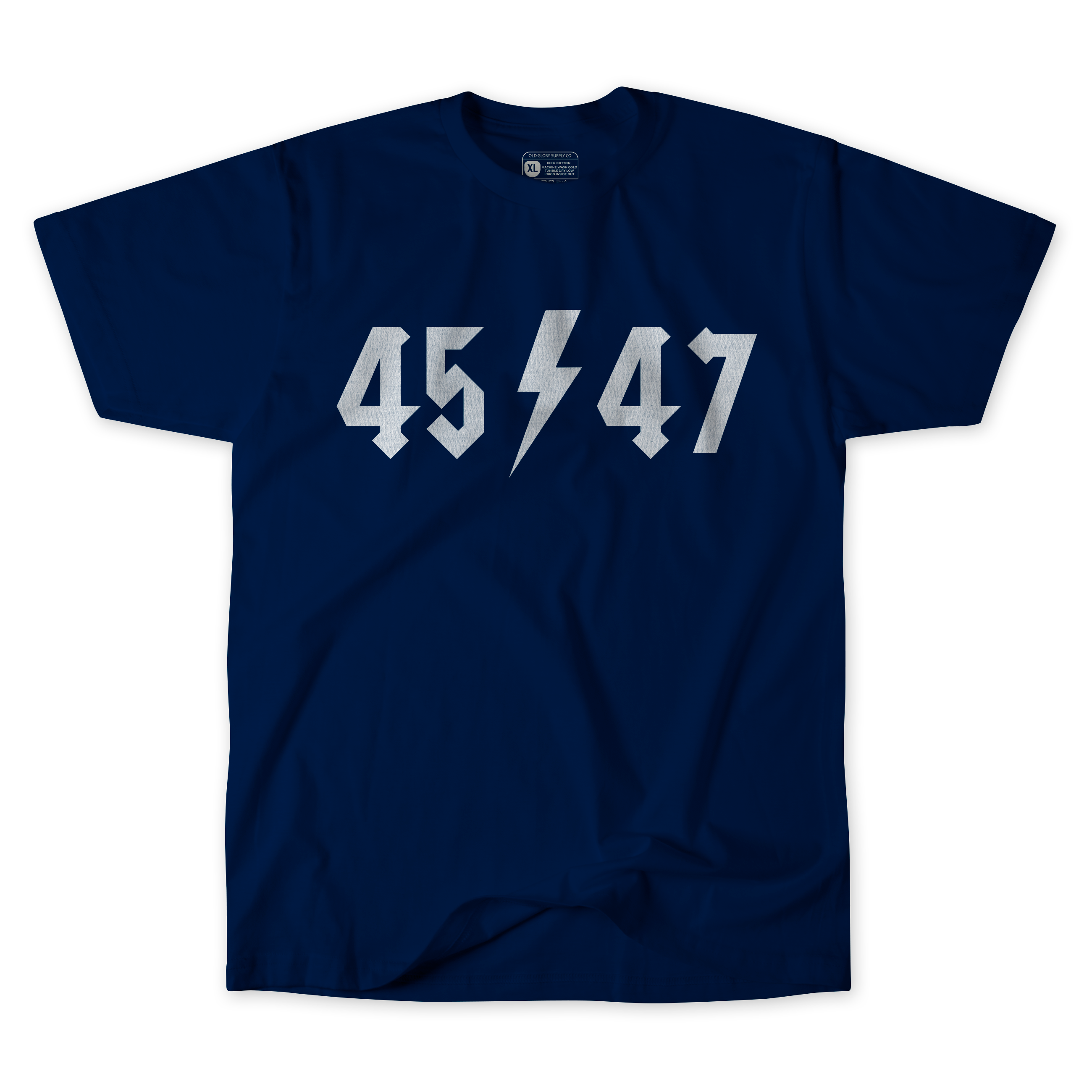 45⚡47 Patriotic Graphic Tee – Unapologetically American