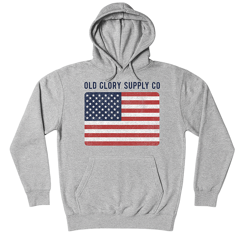 Hoodie line coming soon for fall – American-made patriotic hoodies from Old Glory Supply Company