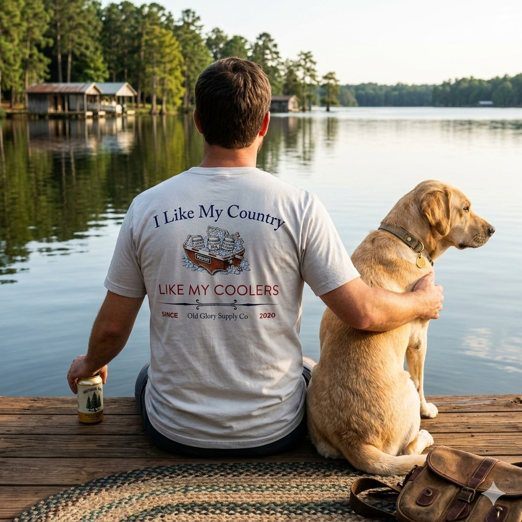 I Like My Country Like My Coolers T-Shirt